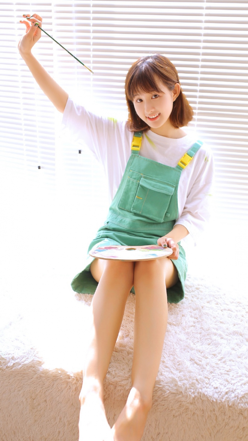 6.jpg 萝莉美女齐肩短发俏皮可爱写真  美图写真 第6张