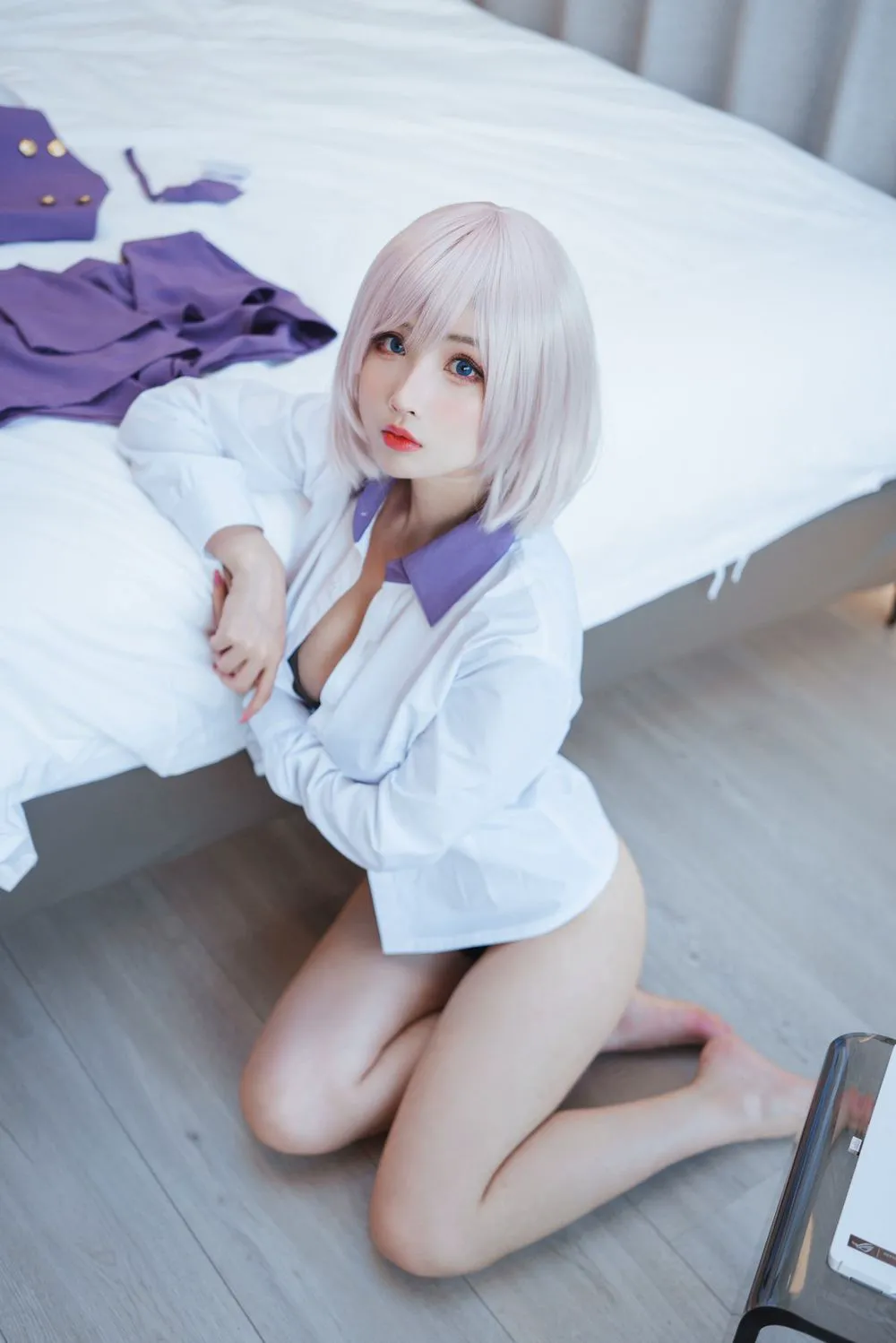 2.png Rioko凉凉子COS装扮《SSSS.电光机王》貉姐姐泳装  第3张