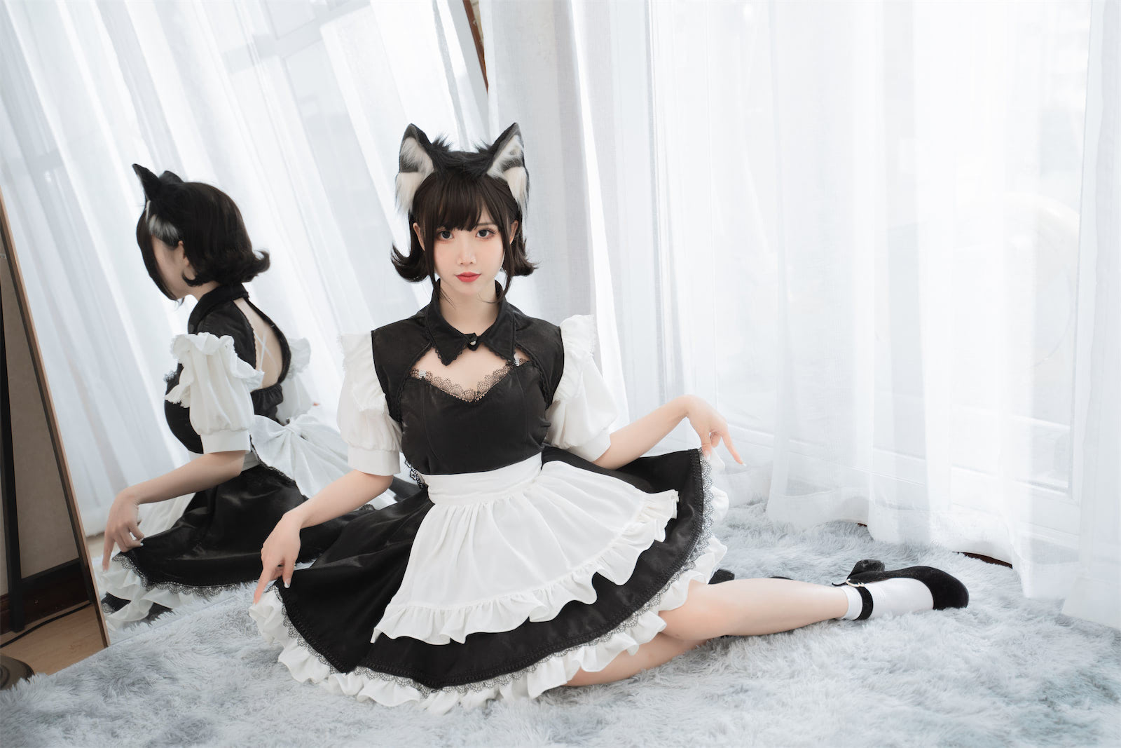 3.jpg 可爱人气cosplay面饼仙儿猫耳女仆  第3张