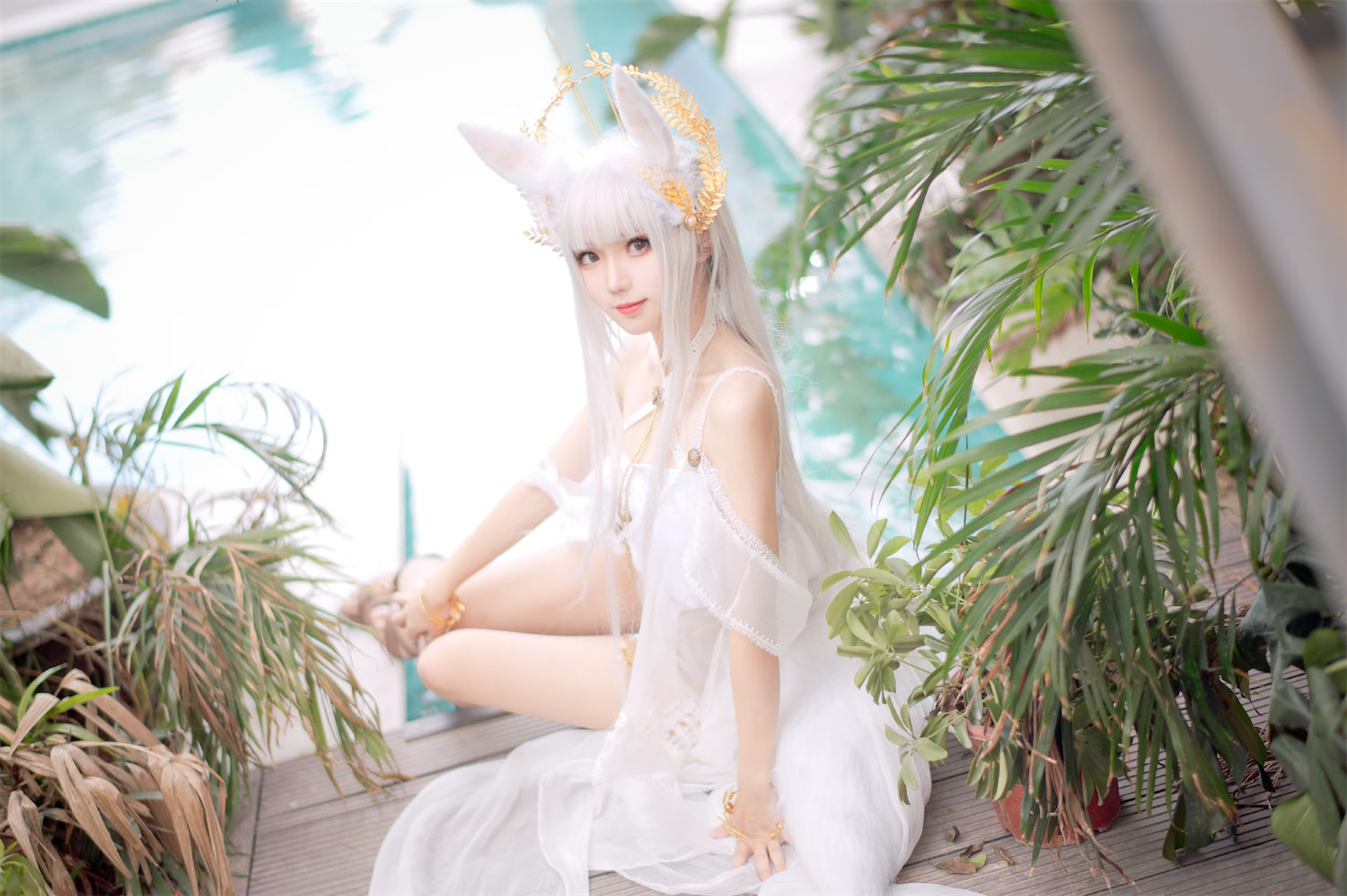 3.jpg 花柒Hana白金泳装COS  第3张