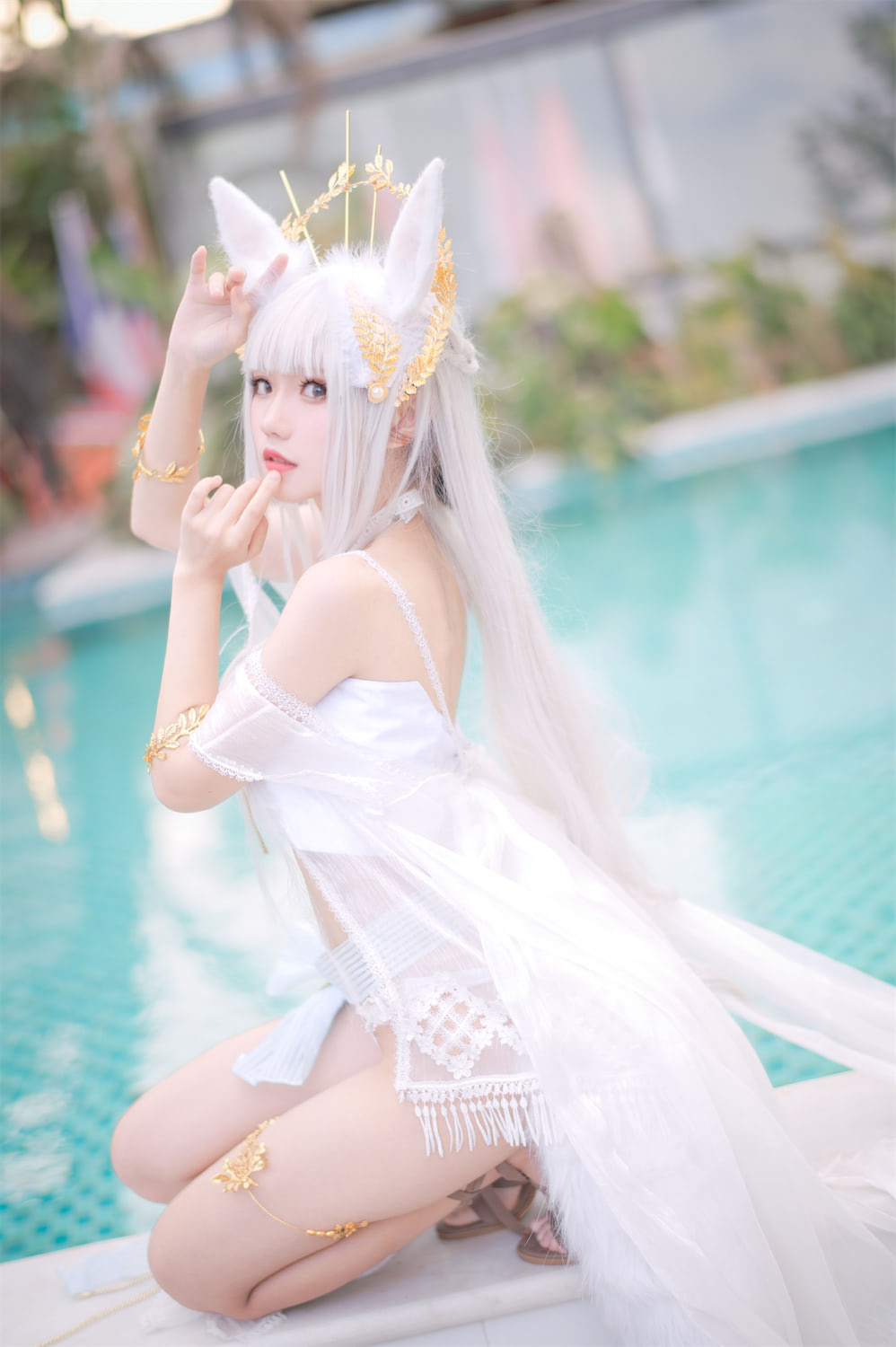 4.jpg 花柒Hana白金泳装COS  第6张